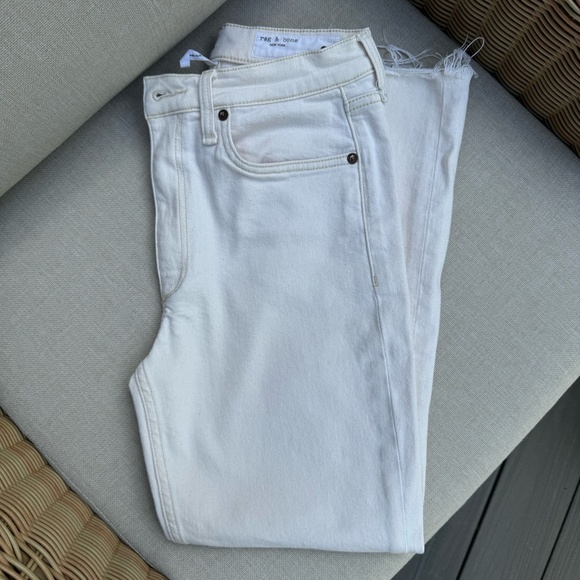 rag & bone Denim - rag & bone Wren High Rise Slim Straight Jeans